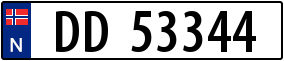 Truck License Plate